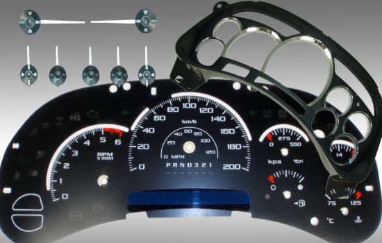Picture of US Speedo Instrument Cluster Gauge Face Kit - PLT120063K1