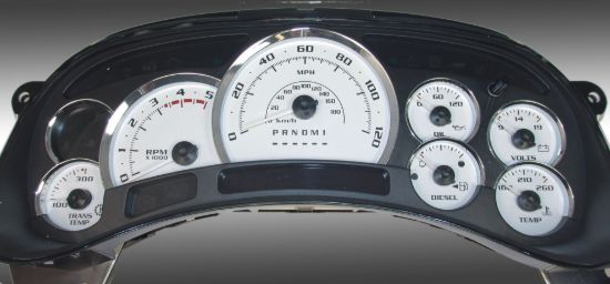 Picture of US Speedo Instrument Cluster Gauge Face Kit - PLT120064D0