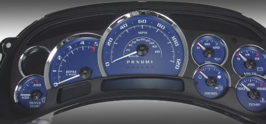 Picture of US Speedo Instrument Cluster Gauge Face Kit - PLT120064D4