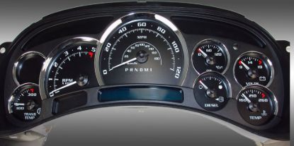 Picture of US Speedo Instrument Cluster Gauge Face Kit - PLT120064DLED1
