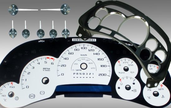 Picture of US Speedo Instrument Cluster Gauge Face Kit - PLT120064K0