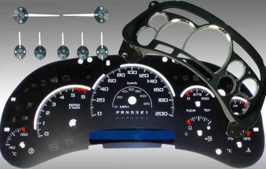 Picture of US Speedo Instrument Cluster Gauge Face Kit - PLT120064K1