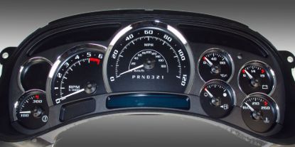 Picture of US Speedo Instrument Cluster Gauge Face Kit - PLT120064LED1