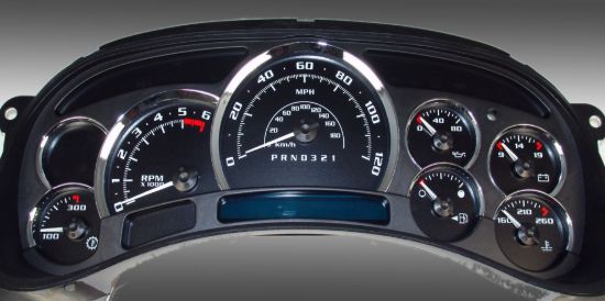 Picture of US Speedo Instrument Cluster Gauge Face Kit - PLT120064LED1