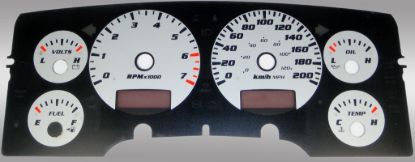 Picture of US Speedo Instrument Cluster Gauge Face Kit - RAM022K