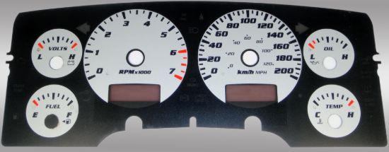 Picture of US Speedo Instrument Cluster Gauge Face Kit - RAM022K