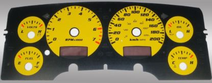 Picture of US Speedo Instrument Cluster Gauge Face Kit - RAM023K
