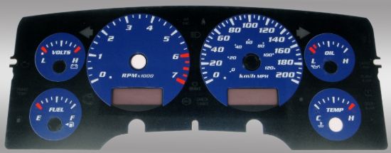 Picture of US Speedo Instrument Cluster Gauge Face Kit - RAM024K