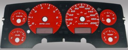 Picture of US Speedo Instrument Cluster Gauge Face Kit - RAM025K
