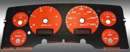 Picture of US Speedo Instrument Cluster Gauge Face Kit - RAM049K