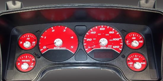 Picture of US Speedo Instrument Cluster Gauge Face Kit - RAM055
