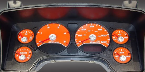 Picture of US Speedo Instrument Cluster Gauge Face Kit - RAM059