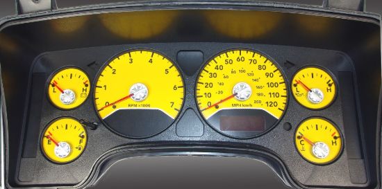 Picture of US Speedo Instrument Cluster Gauge Face Kit - RAM063