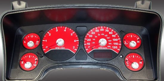 Picture of US Speedo Instrument Cluster Gauge Face Kit - RAM065