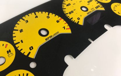 Picture of US Speedo Instrument Cluster Gauge Face Kit - RAM083