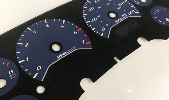Picture of US Speedo Instrument Cluster Gauge Face Kit - RAM084