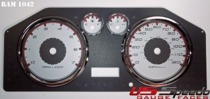 Picture of US Speedo Instrument Cluster Gauge Face Kit - RAM1042