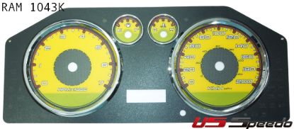 Picture of US Speedo Instrument Cluster Gauge Face Kit - RAM1043