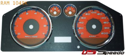 Picture of US Speedo Instrument Cluster Gauge Face Kit - RAM1049
