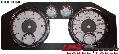 Picture of US Speedo Instrument Cluster Gauge Face Kit - RAM1060