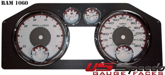 Picture of US Speedo Instrument Cluster Gauge Face Kit - RAM1062