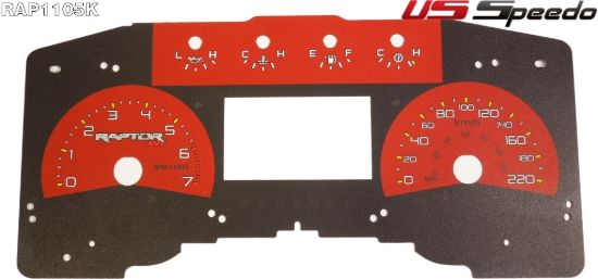 Picture of US Speedo Instrument Cluster Gauge Face Kit - RAP1105K