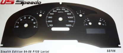 Picture of US Speedo Instrument Cluster Gauge Face Kit - SEF06