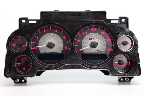 Picture of US Speedo Instrument Cluster Gauge Face Kit - SEGM23P