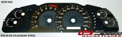 Picture of US Speedo Instrument Cluster Gauge Face Kit - SETUN05