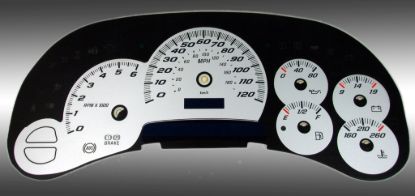 Picture of US Speedo Instrument Cluster Gauge Face Kit - SS1200532