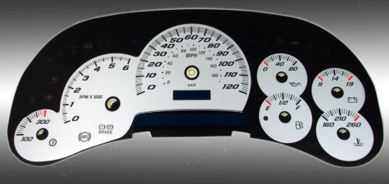 Picture of US Speedo Instrument Cluster Gauge Face Kit - SS1200542