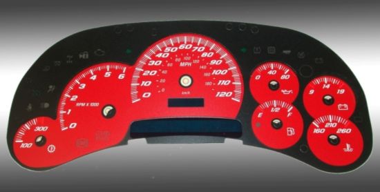 Picture of US Speedo Instrument Cluster Gauge Face Kit - SS1200545
