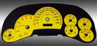 Picture of US Speedo Instrument Cluster Gauge Face Kit - SS120054D3