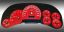 Picture of US Speedo Instrument Cluster Gauge Face Kit - SS120054D5