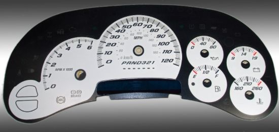 Picture of US Speedo Instrument Cluster Gauge Face Kit - SS1200630