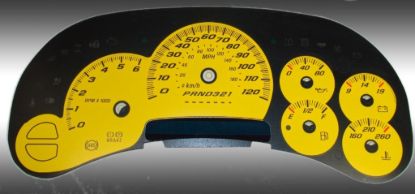 Picture of US Speedo Instrument Cluster Gauge Face Kit - SS1200633