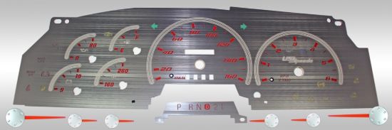 Picture of US Speedo Instrument Cluster Gauge Face Kit - SSF00RK