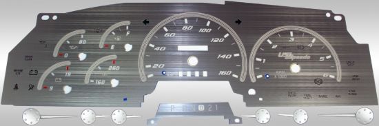 Picture of US Speedo Instrument Cluster Gauge Face Kit - SSF00W