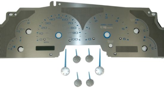 Picture of US Speedo Instrument Cluster Gauge Face Kit - SSF01B