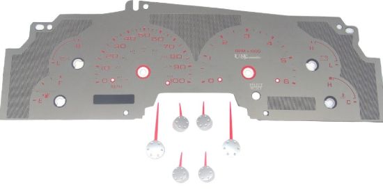 Picture of US Speedo Instrument Cluster Gauge Face Kit - SSF01R