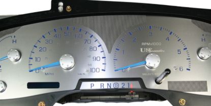 Picture of US Speedo Instrument Cluster Gauge Face Kit - SSF01RK