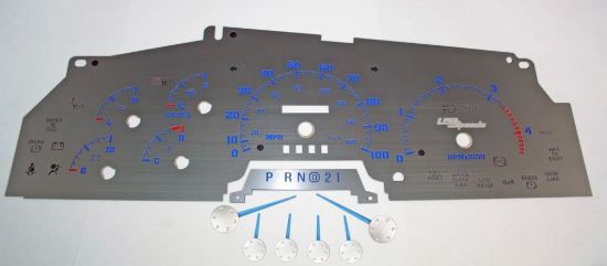 Picture of US Speedo Instrument Cluster Gauge Face Kit - SSF02B