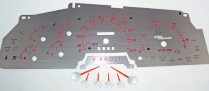 Picture of US Speedo Instrument Cluster Gauge Face Kit - SSF02R