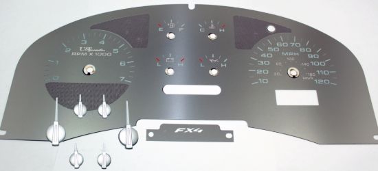 Picture of US Speedo Instrument Cluster Gauge Face Kit - SSF04W