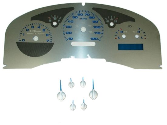 Picture of US Speedo Instrument Cluster Gauge Face Kit - SSF06B