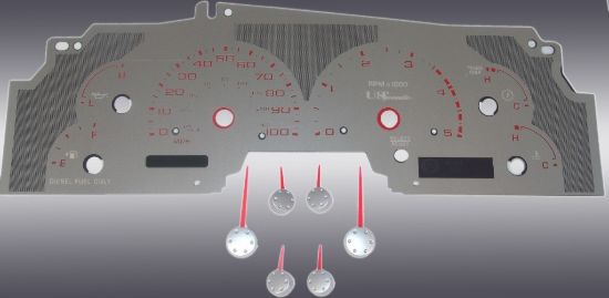 Picture of US Speedo Instrument Cluster Gauge Face Kit - SSF08R