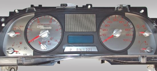 Picture of US Speedo Instrument Cluster Gauge Face Kit - SSF10RK