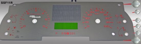 Picture of US Speedo Instrument Cluster Gauge Face Kit - SSF11R