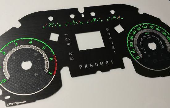 Picture of US Speedo Instrument Cluster Gauge Face Kit - SSF153G
