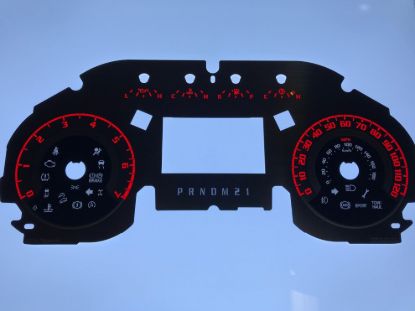 Picture of US Speedo Instrument Cluster Gauge Face Kit - SSF154R